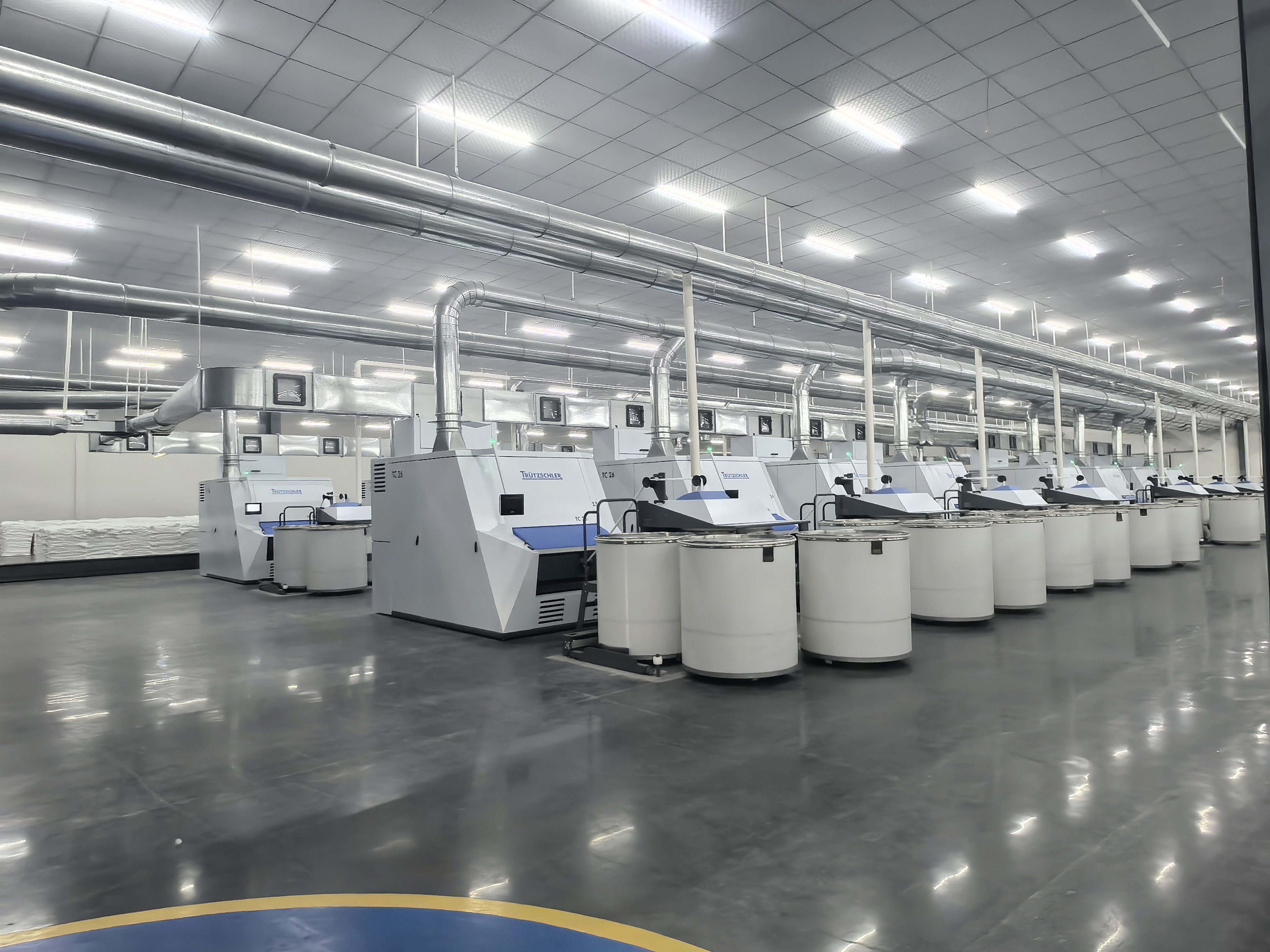 Carding production line